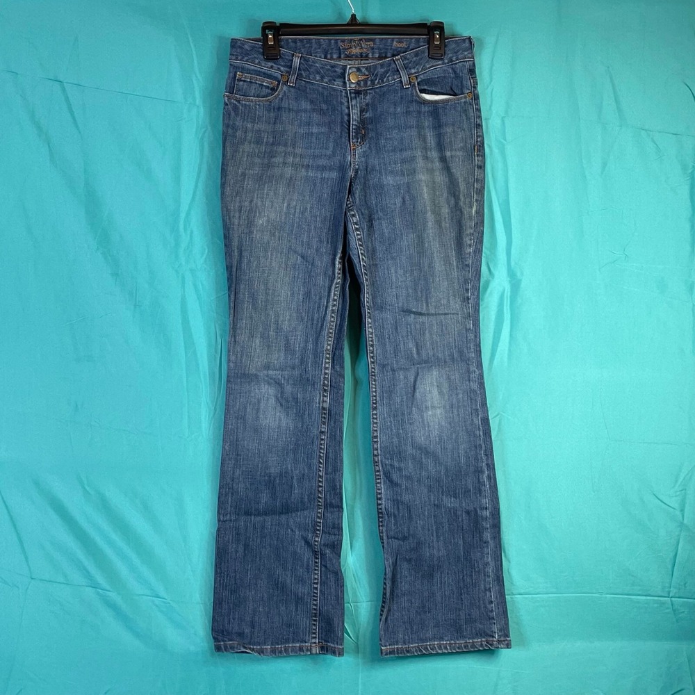 Simply Vera Vera Wang Bootcut Jeans Womens 6 Medium Wash Blue Stretch